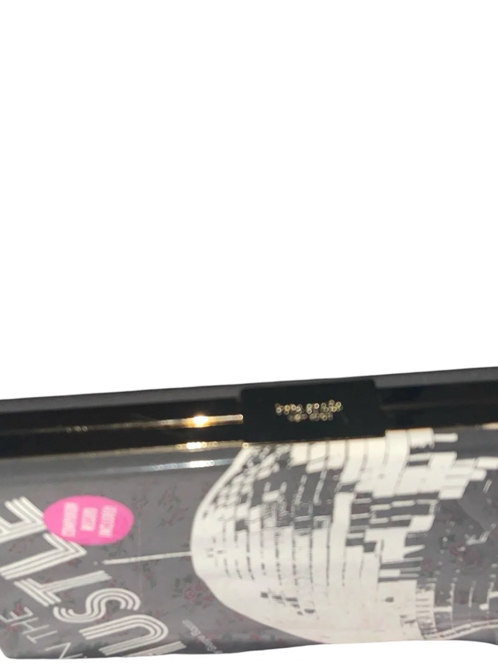 KATE SPADE LEARN THE HUSTLE NOVELTY CLUTCH